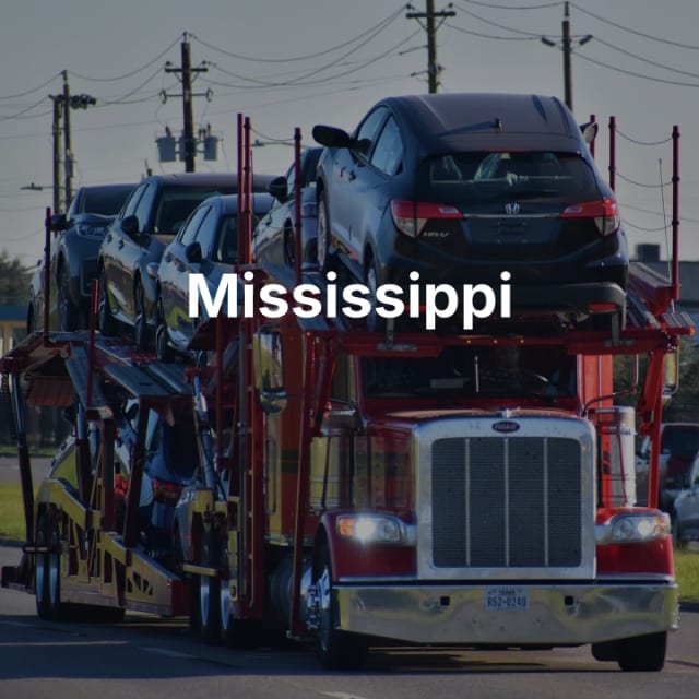 Auto Transport Services in Mississippi