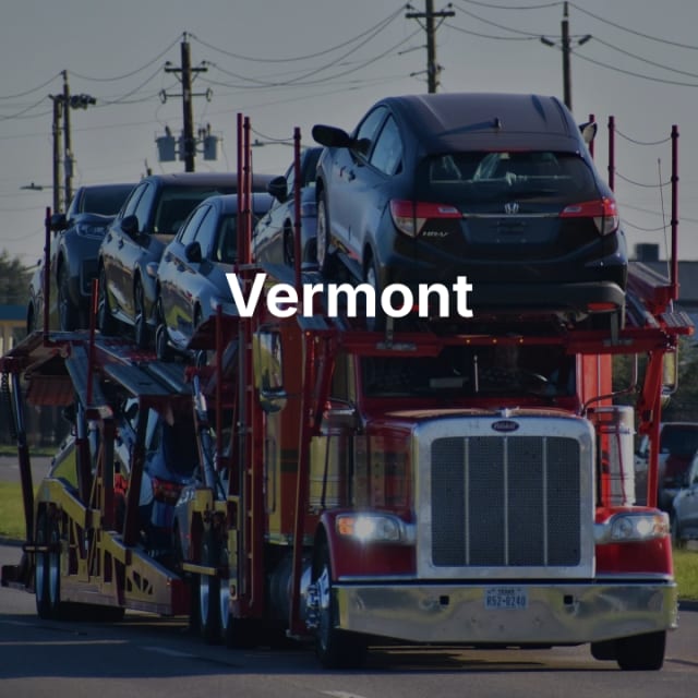 Auto Transport Services in Vermont