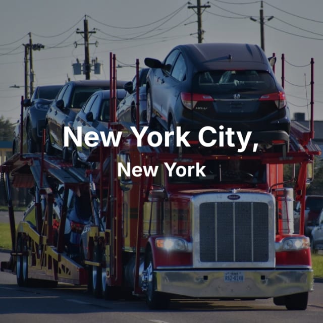 Auto Transport Services in New York City